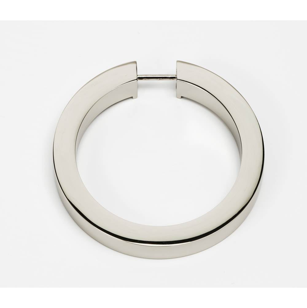 Alno - 3 1/2'' Flat Round Ring Only - Polished Nickel