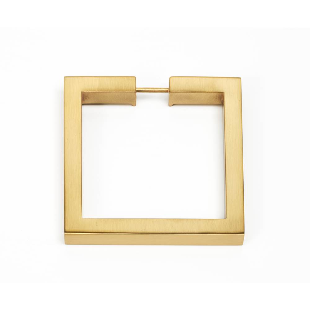 Alno - 3'' Flat Square Ring Only - Satin Brass