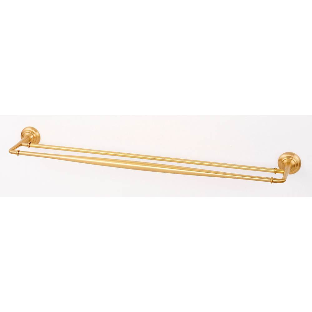 Alno - 30'' Double Towel Bar - Satin Brass