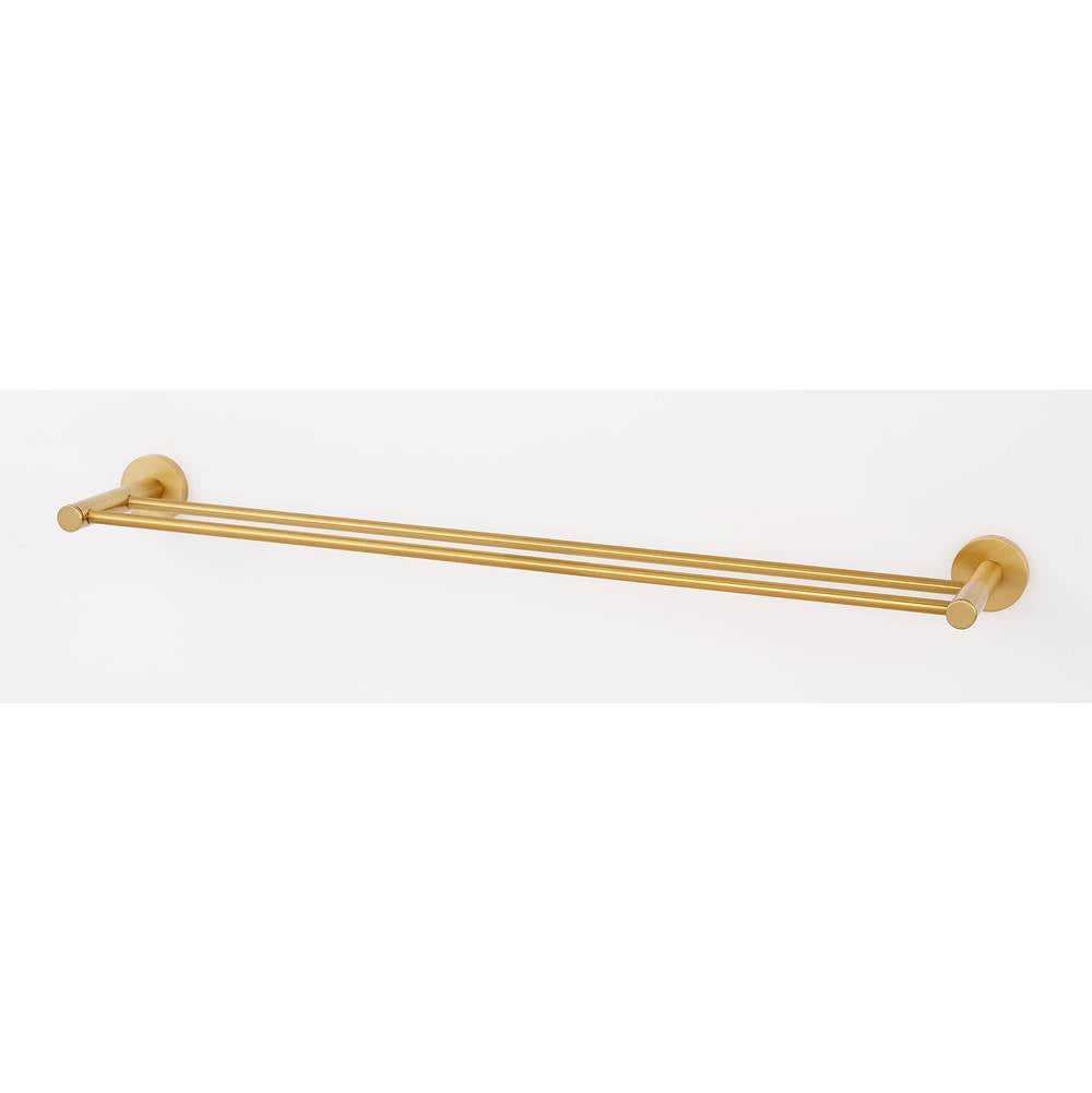 Alno - 24'' Double Towel Bar - Satin Brass