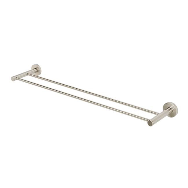 Alno - 24'' Double Towel Bar - Satin Nickel