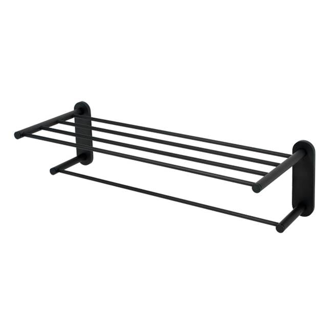 Alno - 24'' Towel Rack - Matte Black