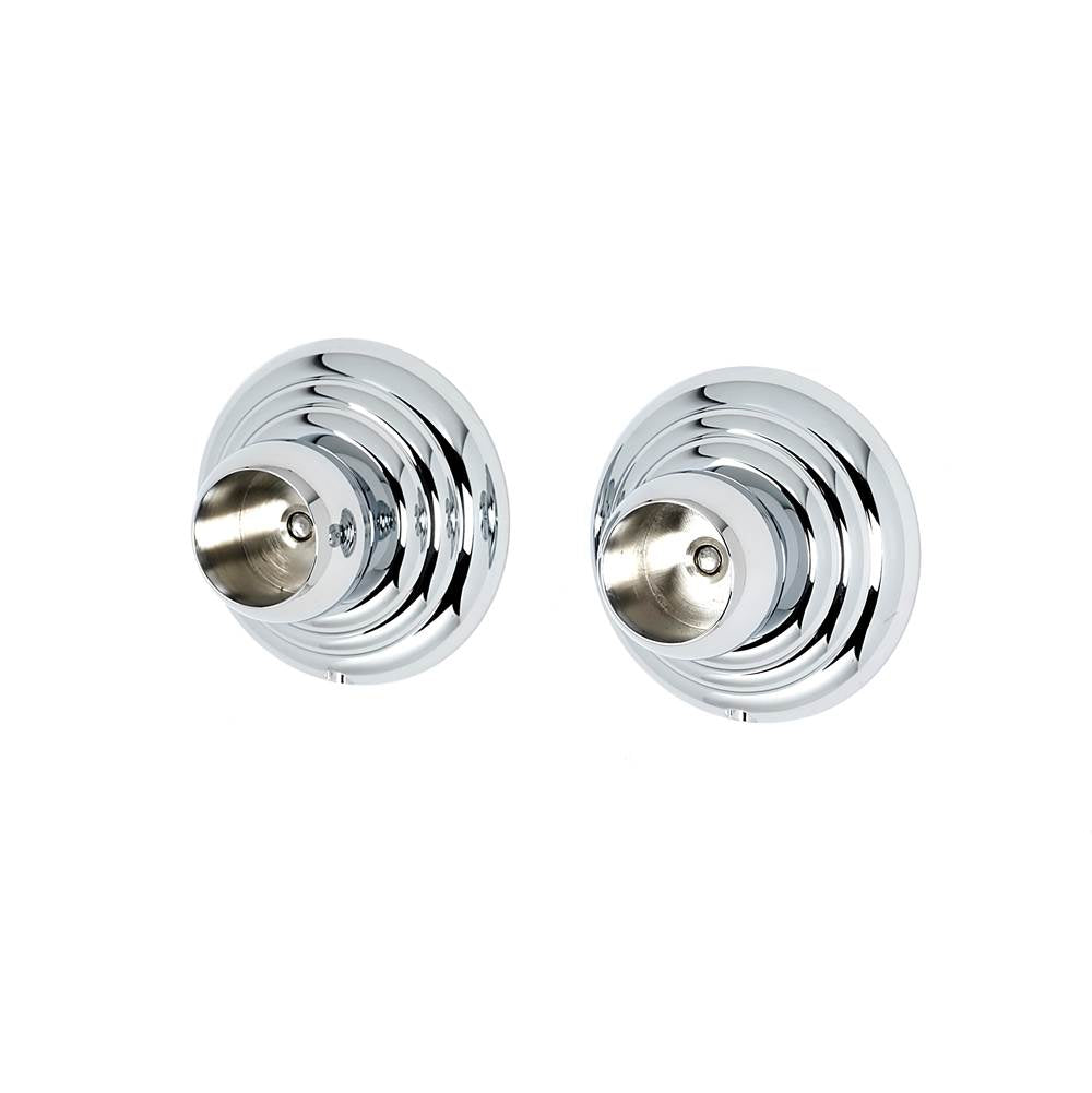 Alno - Shower Rod Brackets Only - Polished Chrome