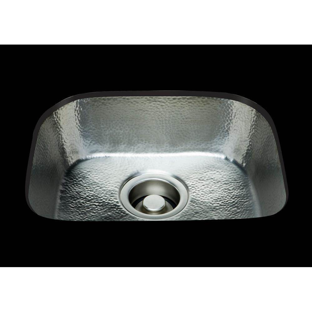 Alno - D-Bowl Prep Sink Plain Pattern, Undermount and Drop In - Weathered Copper