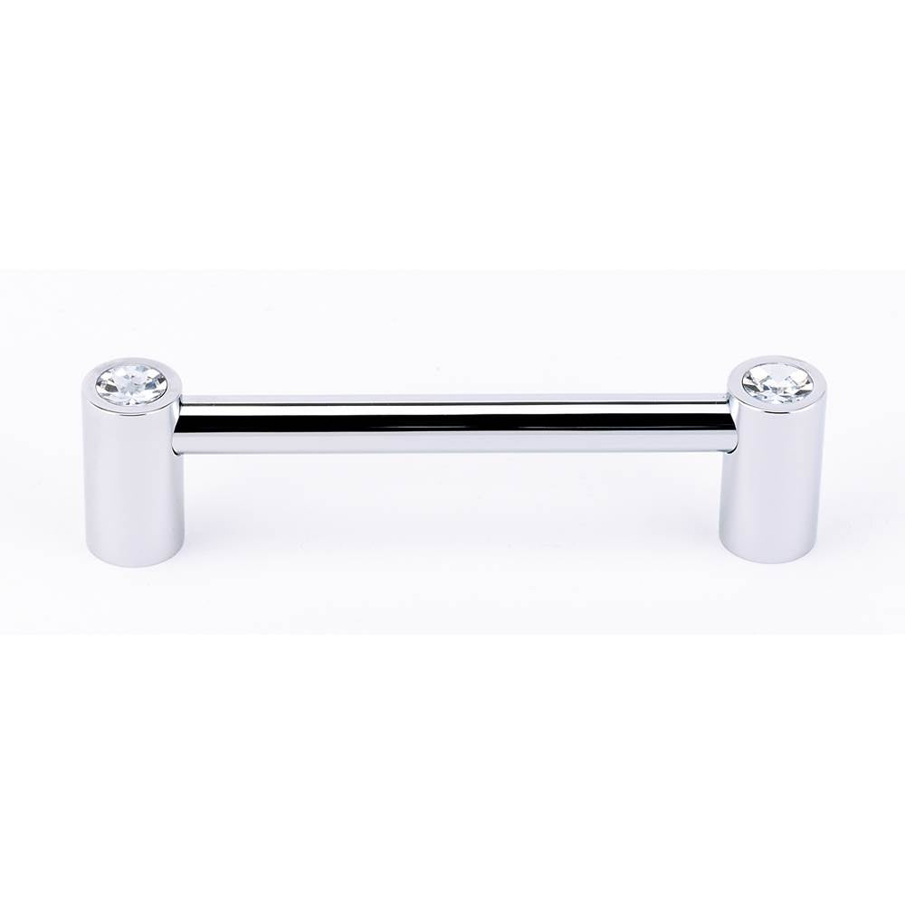 Alno - 4'' Crystal Pull - Polished Chrome