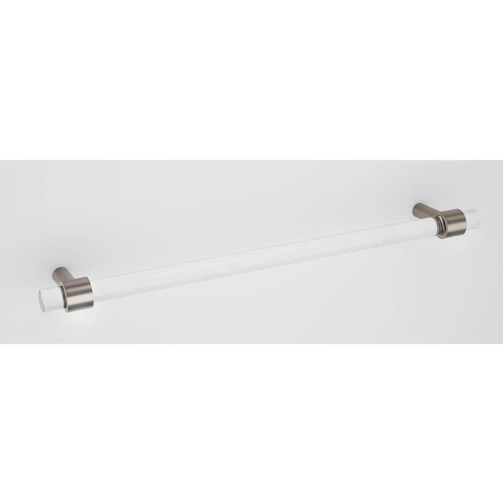 Alno - 12'' Acrylic Pull - Satin Nickel
