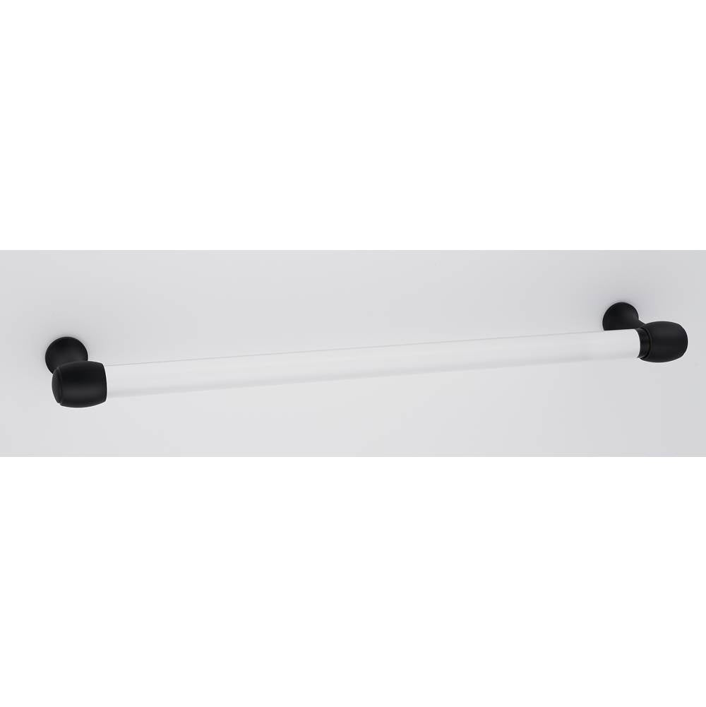 Alno - 12'' Acrylic Pull - Matte Black