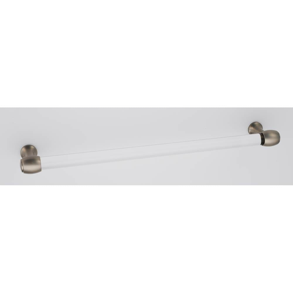 Alno - 12'' Acrylic Pull - Satin Nickel