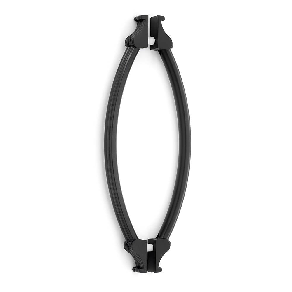 Alno - 8'' Back To Back Glass Door Pull - Bronze