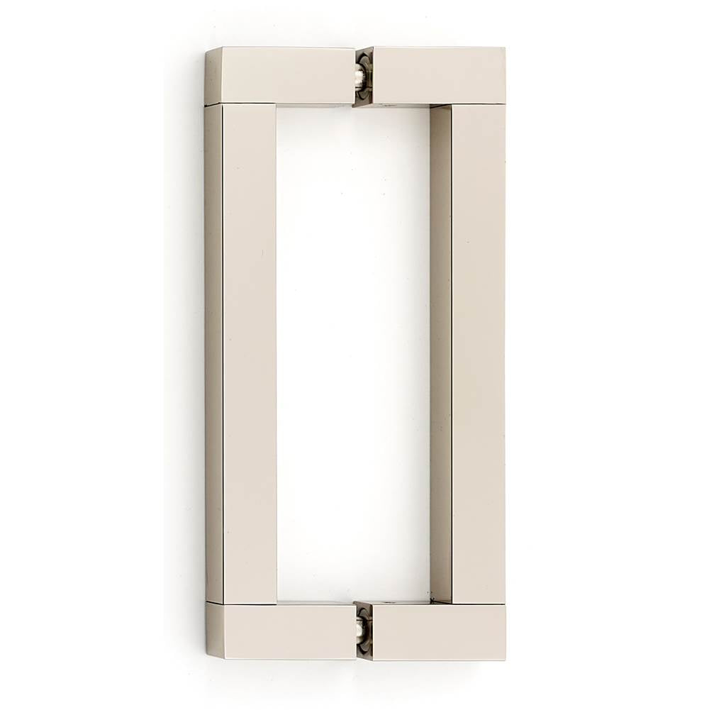 Alno - 6'' Back To Back Glass Door Pull - Polished Nickel