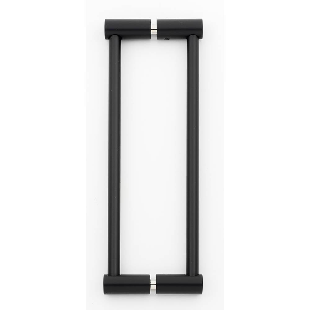 Alno - 8'' Back To Back Glass Door Pull - Matte Black