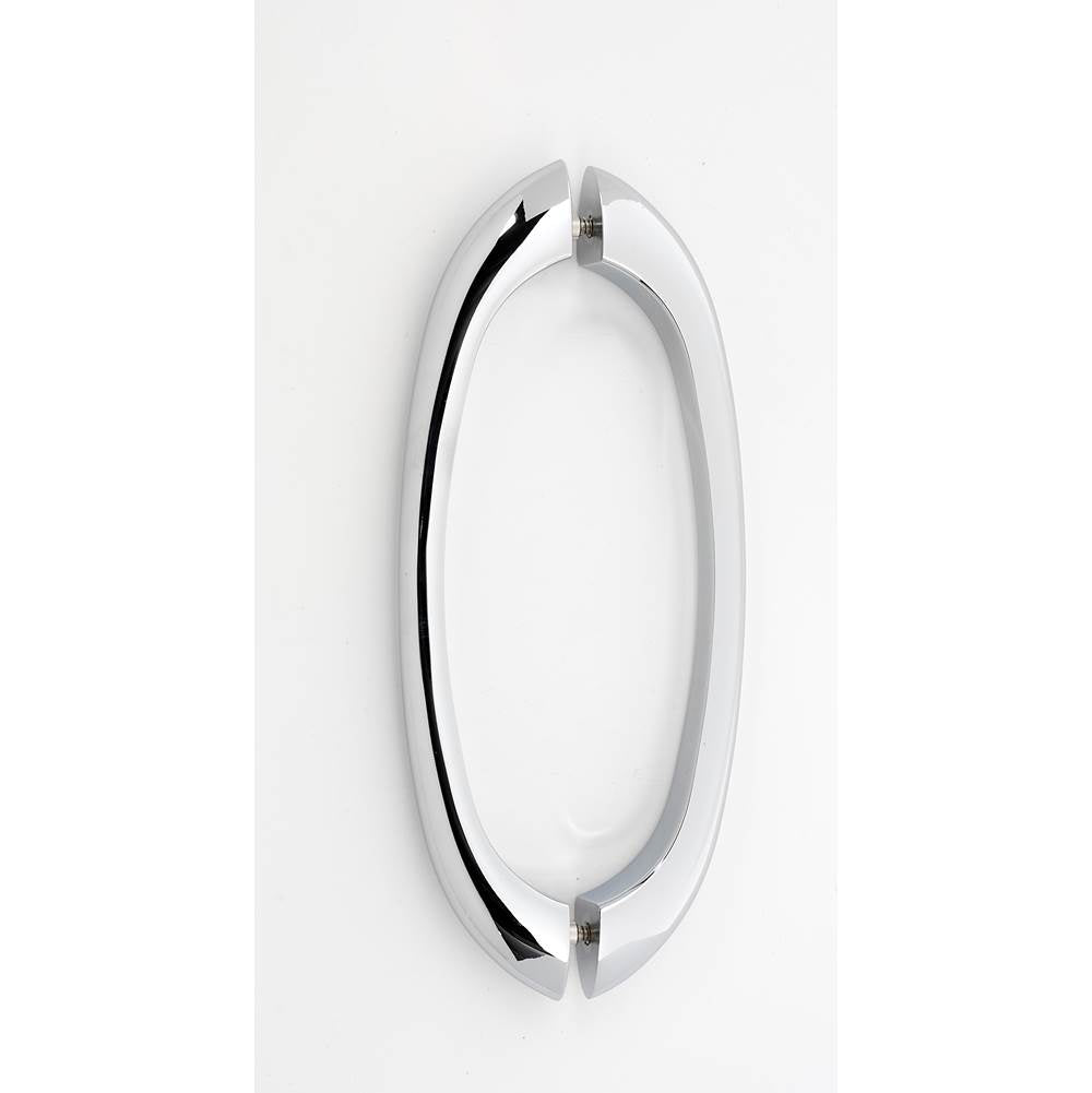 Alno - 8'' Back To Back Glass Door Pull - Polished Chrome