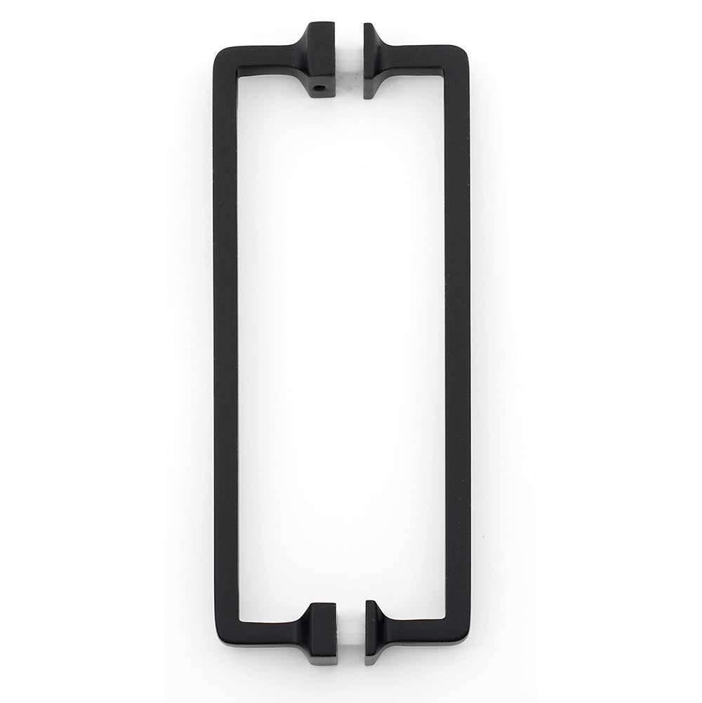 Alno - 8'' Back To Back Glass Door Pull - Matte Black