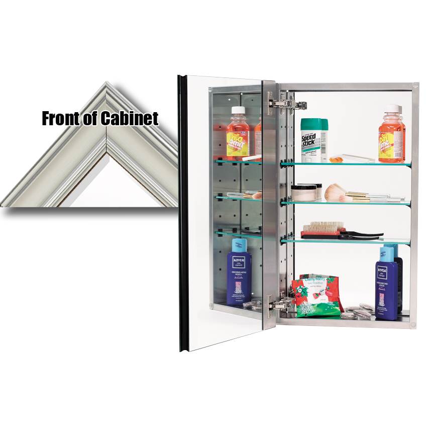 Alno - Stainless Steel Cabinet - Satin Nickel