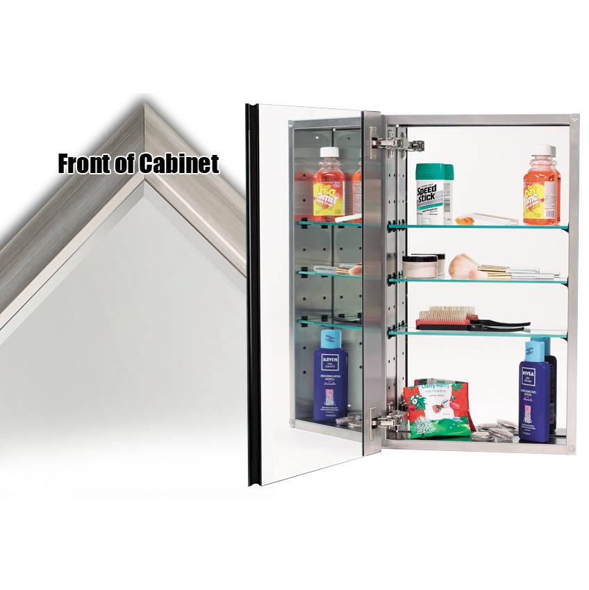 Alno - Contemporary Cabinet - Satin Nickel