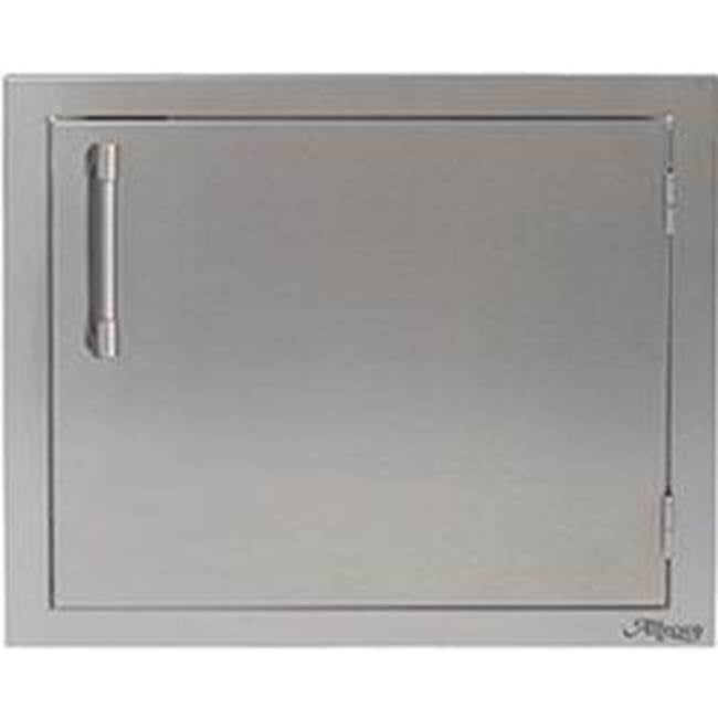 Alfresco - 23'' Single Access Right Door - Jet Black-Matte - Jet Black-Matte