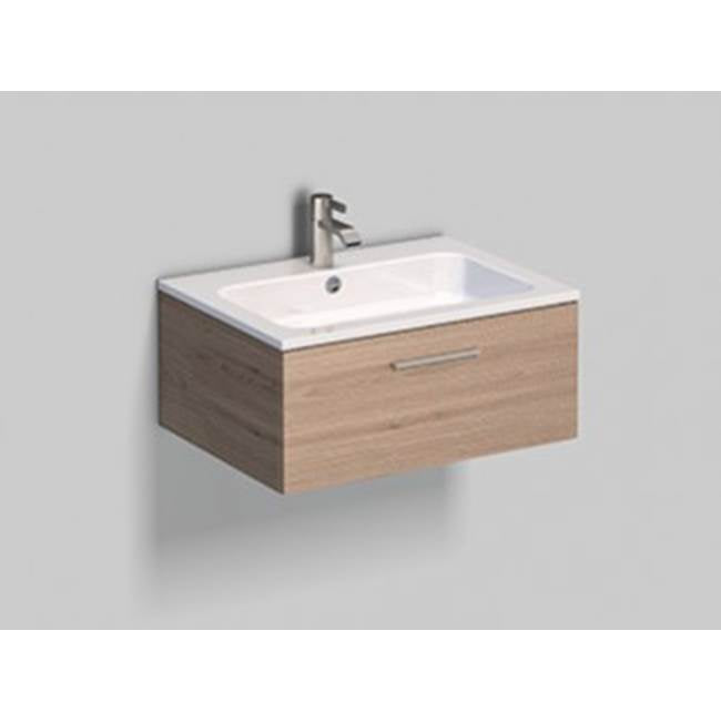 Alape - Unit.SR1 - Wood effect laminate grey oak