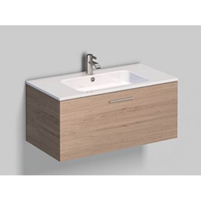 Alape - Unit.SR6 - Wood effect laminate grey oak