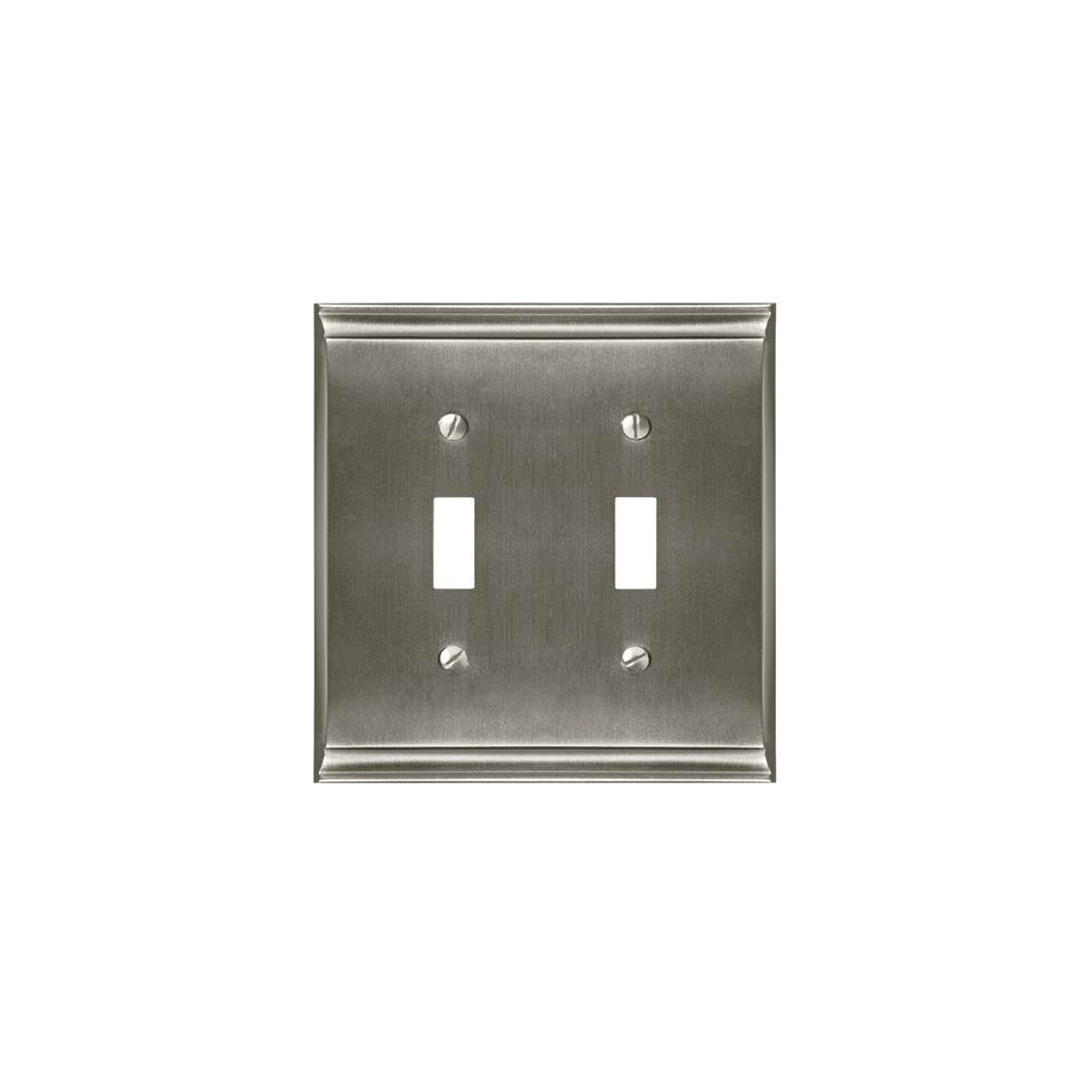 Amerock - WALLPLATE-CANDLER-2 TOGGLE-G10 - Satin Nickel