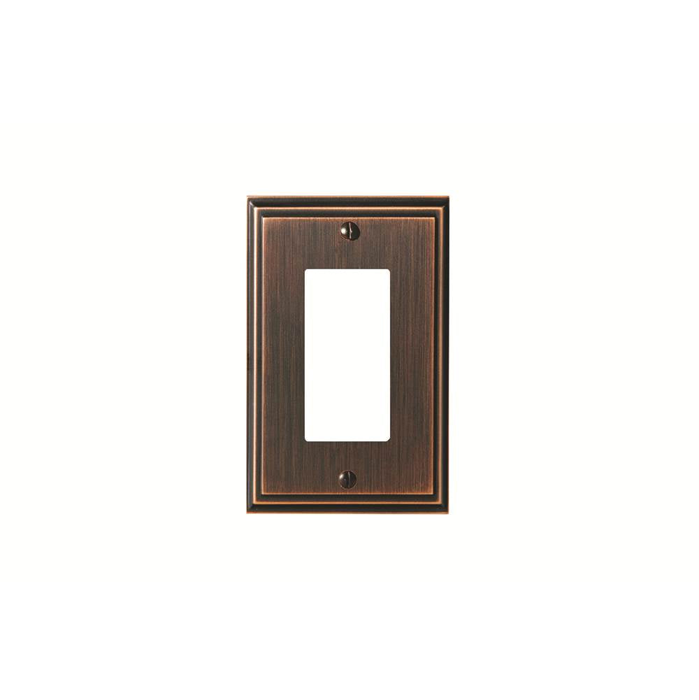 Amerock - WALLPLATE-MULHOLLAND-1 ROCKER-ORB - Oil Rubbed Bronze