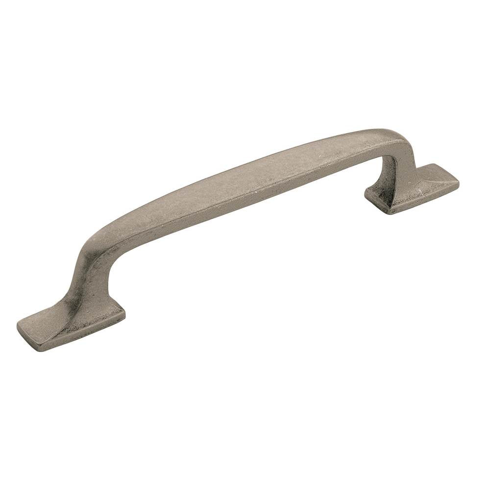 Amerock - Highland Ridge 5-1/16 in (128 mm) Center-to-Center Aged Pewter Cabinet Pull - Aged Pewter