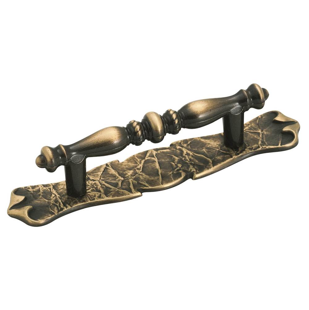 Amerock - Allison Value 3 in (76 mm) Center-to-Center Antique English Cabinet Pull/Backplate - Antique English