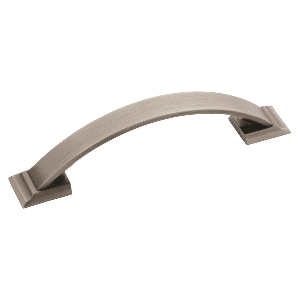 Amerock - Candler 3-3/4 in (96 mm) Center-to-Center Antique Silver Cabinet Pull - Antique Silver