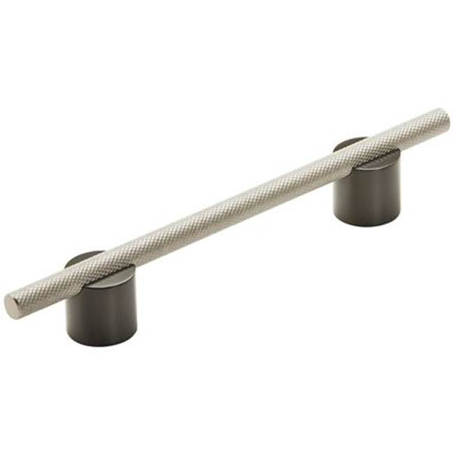 Amerock - Transcendent Pull - Matte Black,Silver Champagne