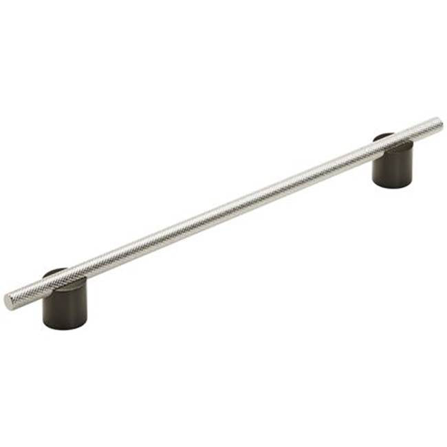 Amerock - Transcendent Pull - Matte Black,Polished Nickel