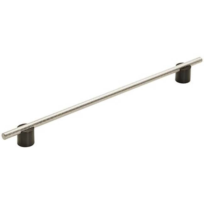 Amerock - Transcendent Pull - Matte Black,Polished Nickel