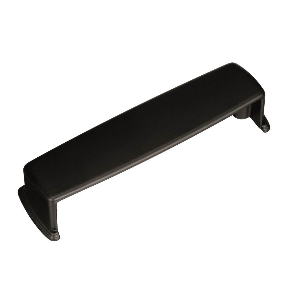 Amerock - Kane 3-3/4 in (96 mm) Center-to-Center Black Bronze Cabinet Cup Pull - Black Bronze