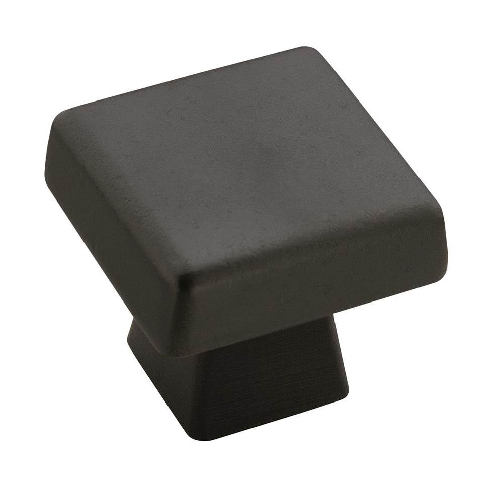 Amerock - Blackrock 1-3/16 in (30 mm) Length Black Bronze Cabinet Knob - Black Bronze