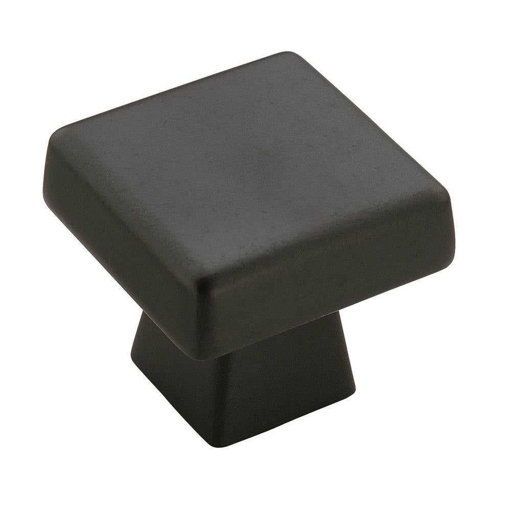 Amerock - Blackrock 1-1/2 in (38 mm) Length Black Bronze Cabinet Knob - Black Bronze
