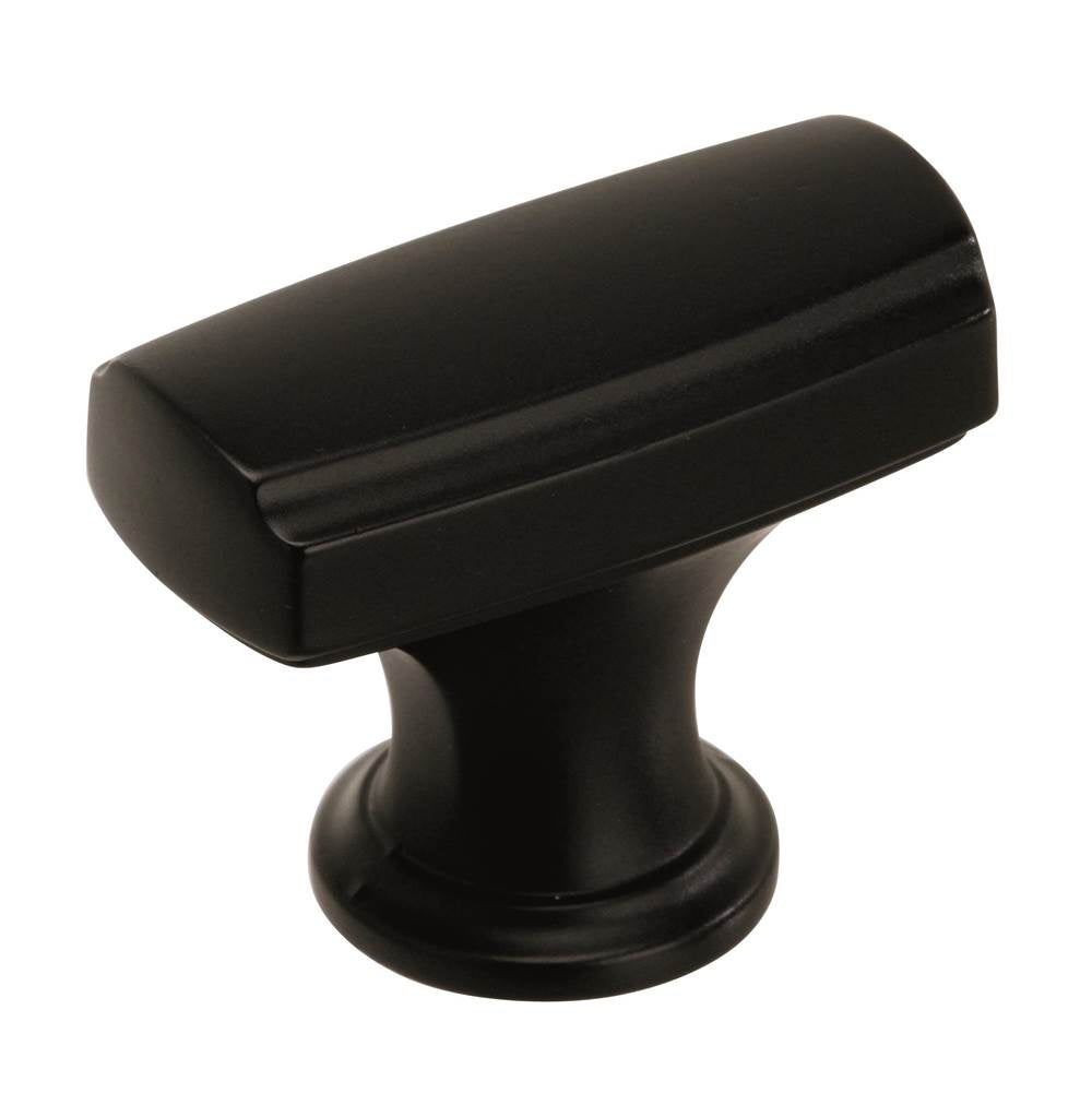 Amerock - Highland Ridge 1-3/8 in (35 mm) Length Black Bronze Cabinet Knob - Black Bronze
