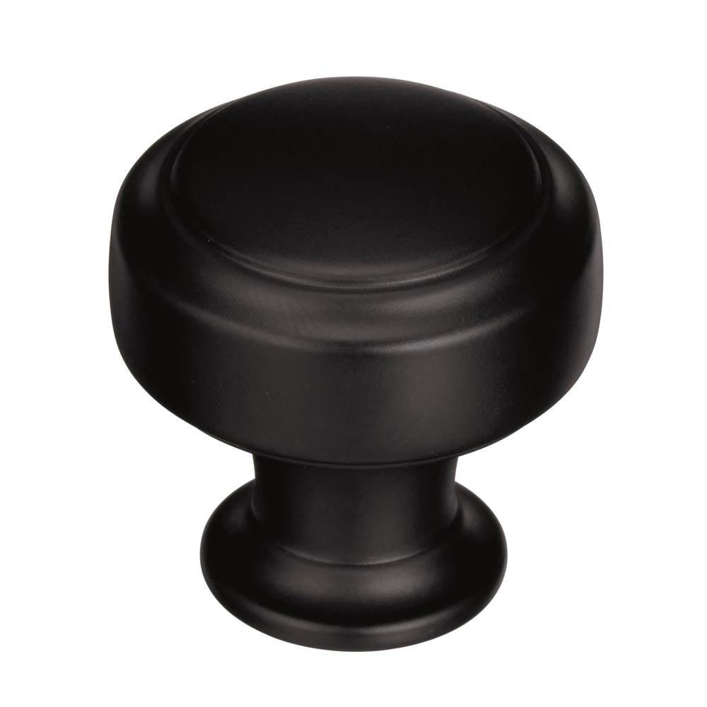Amerock - Highland Ridge 1-3/16 in (30 mm) Diameter Black Bronze Cabinet Knob - Black Bronze
