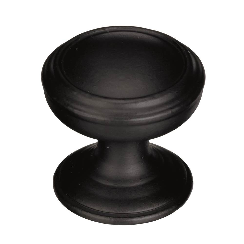 Amerock - Revitalize 1-1/4 in (32 mm) Diameter Black Bronze Cabinet Knob - Black Bronze