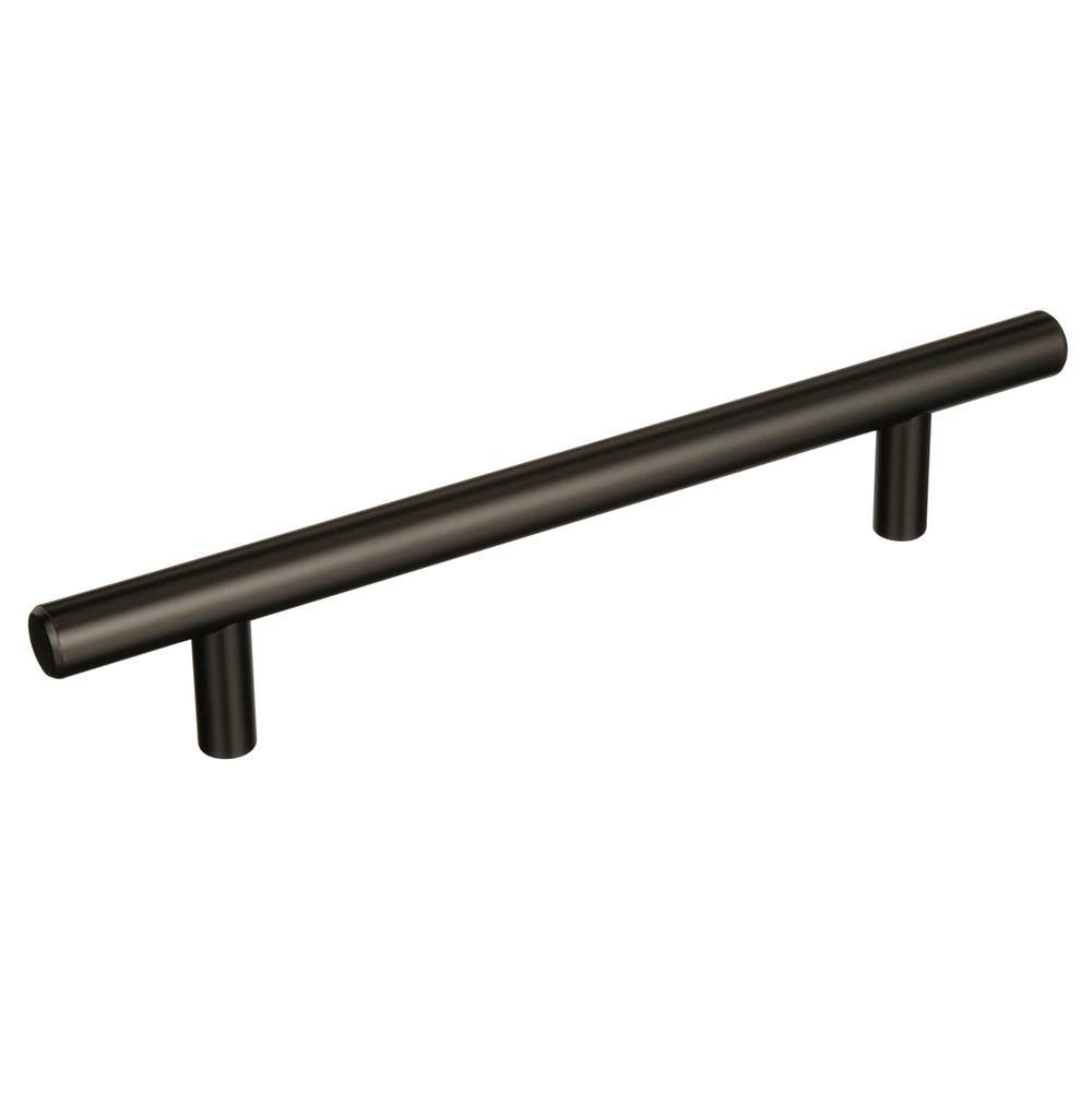 Amerock - Bar Pulls 5-1/16 in (128 mm) Center-to-Center Black Bronze Cabinet Pull - Black Bronze