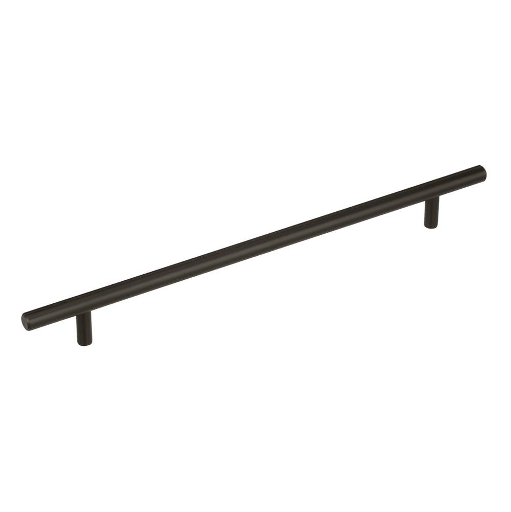 Amerock - Bar Pulls 10-1/16 in (256 mm) Center-to-Center Black Bronze Cabinet Pull - Black Bronze