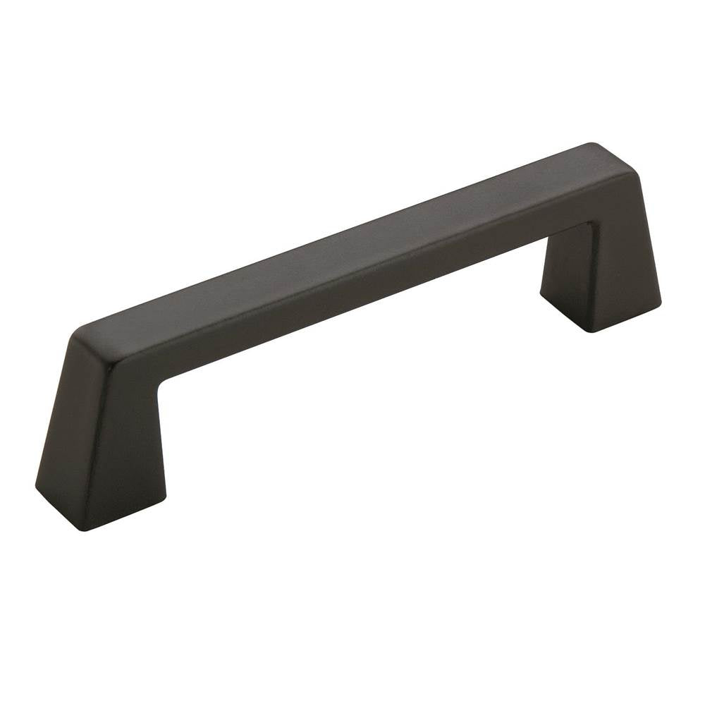 Amerock - Blackrock 3-3/4 in (96 mm) Center-to-Center Black Bronze Cabinet Pull - Black Bronze