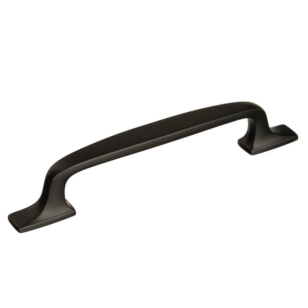 Amerock - Highland Ridge 5-1/16 in (128 mm) Center-to-Center Black Bronze Cabinet Pull - Black Bronze