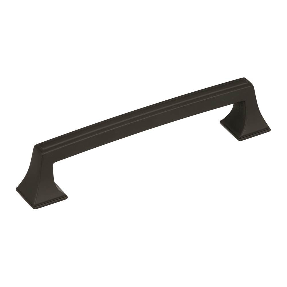 Amerock - Mulholland 5-1/16 in (128 mm) Center-to-Center Black Bronze Cabinet Pull - Black Bronze
