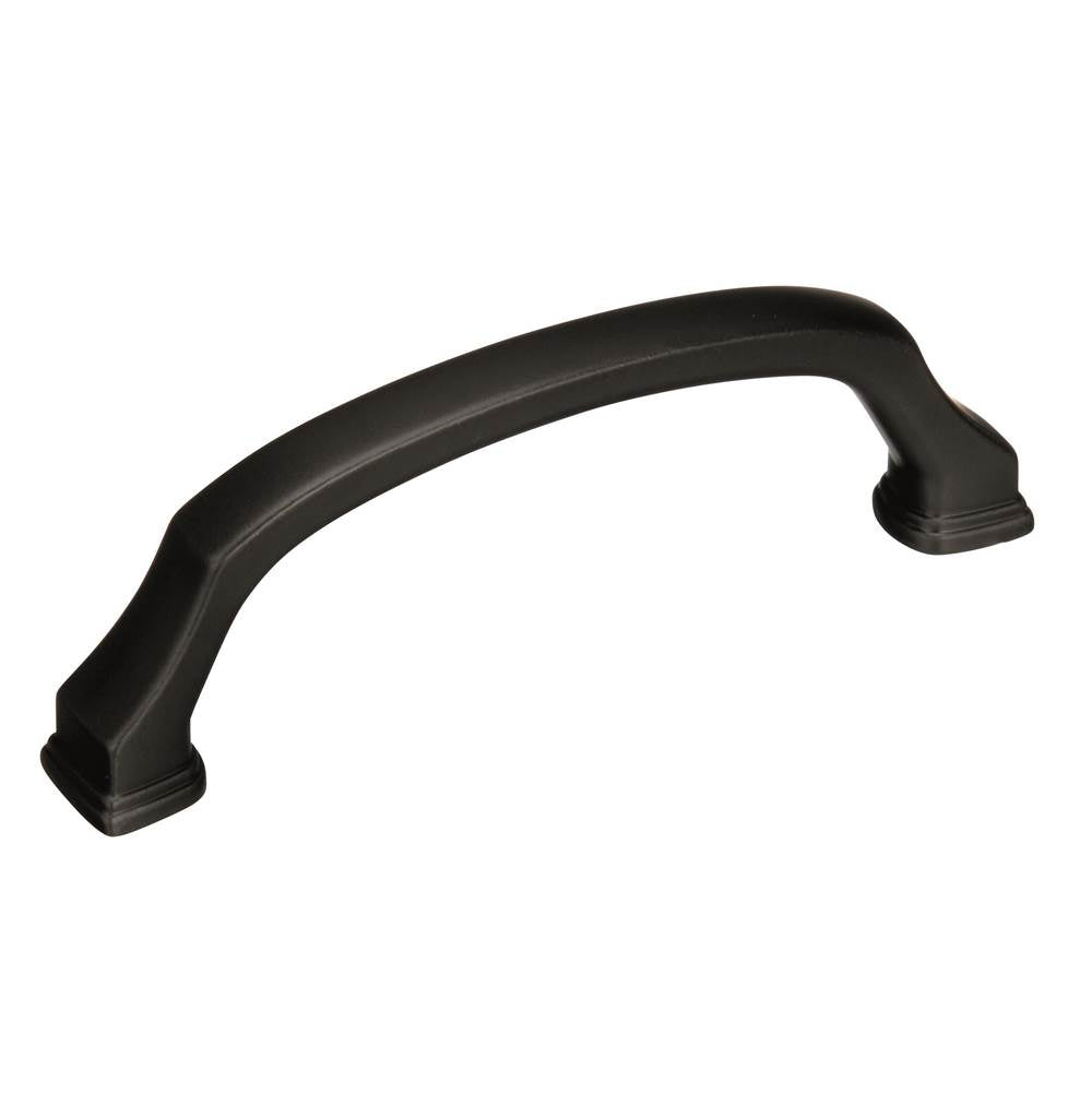 Amerock - Revitalize 3-3/4 in (96 mm) Center-to-Center Black Bronze Cabinet Pull - Black Bronze