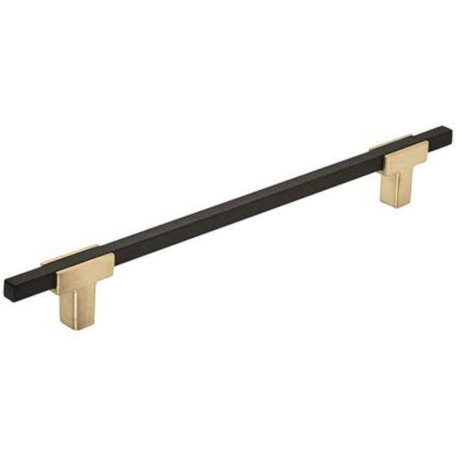 Amerock - Urbanite Pull - Brushed Gold,Matte Black