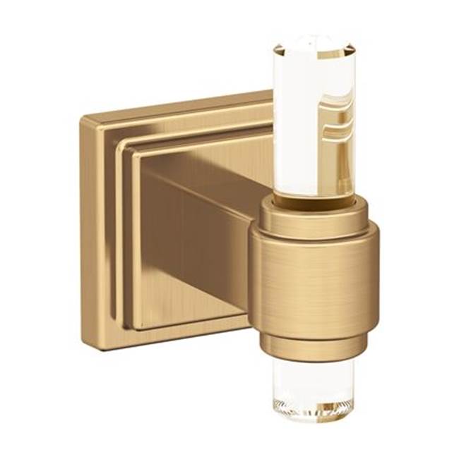 Amerock - Glacio Robe Hook - Clear,Champagne Bronze
