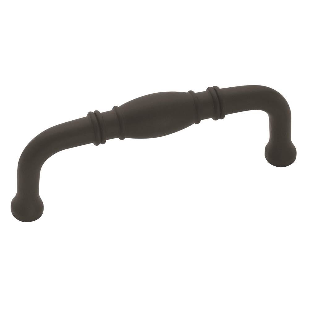 Amerock - Granby 3 in (76 mm) Center-to-Center Flat Black Cabinet Pull - Flat Black