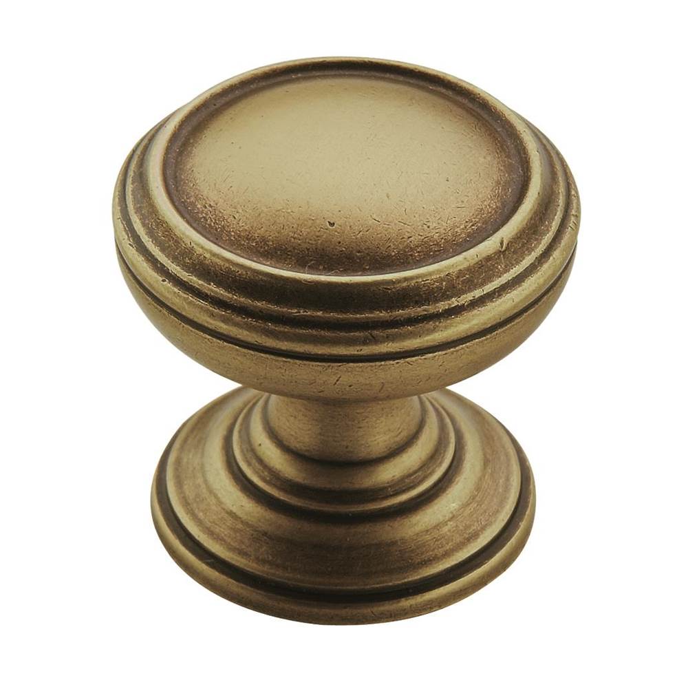 Amerock - Revitalize 1-1/4 in (32 mm) Diameter Gilded Bronze Cabinet Knob - Gilded Bronze