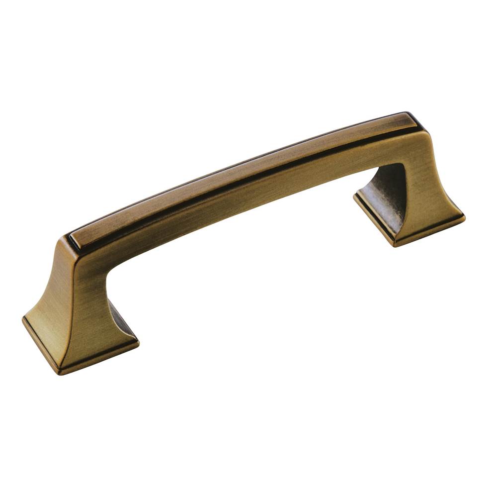 Amerock - Mulholland 3 in (76 mm) Center-to-Center Gilded Bronze Cabinet Pull - Gilded Bronze