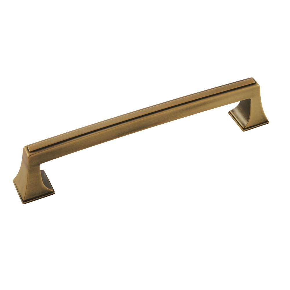 Amerock - Mulholland 6-5/16 in (160 mm) Center-to-Center Gilded Bronze Cabinet Pull - Gilded Bronze