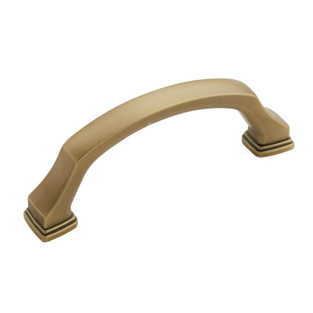 Amerock - Revitalize 3 in (76 mm) Center-to-Center Gilded Bronze Cabinet Pull - Gilded Bronze