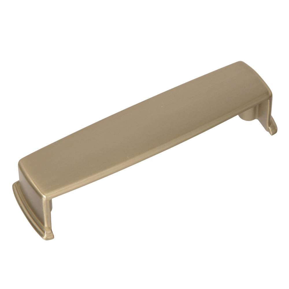 Amerock - Kane 3-3/4 in (96 mm) Center-to-Center Golden Champagne Cabinet Cup Pull - Golden Champagne